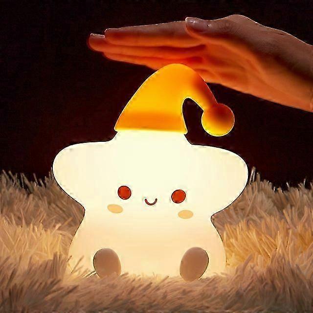 Touch Sensor Led 16 Colors Usb Rechargeable Silicone Nightlight Cat Lamp For Toy  Cloud