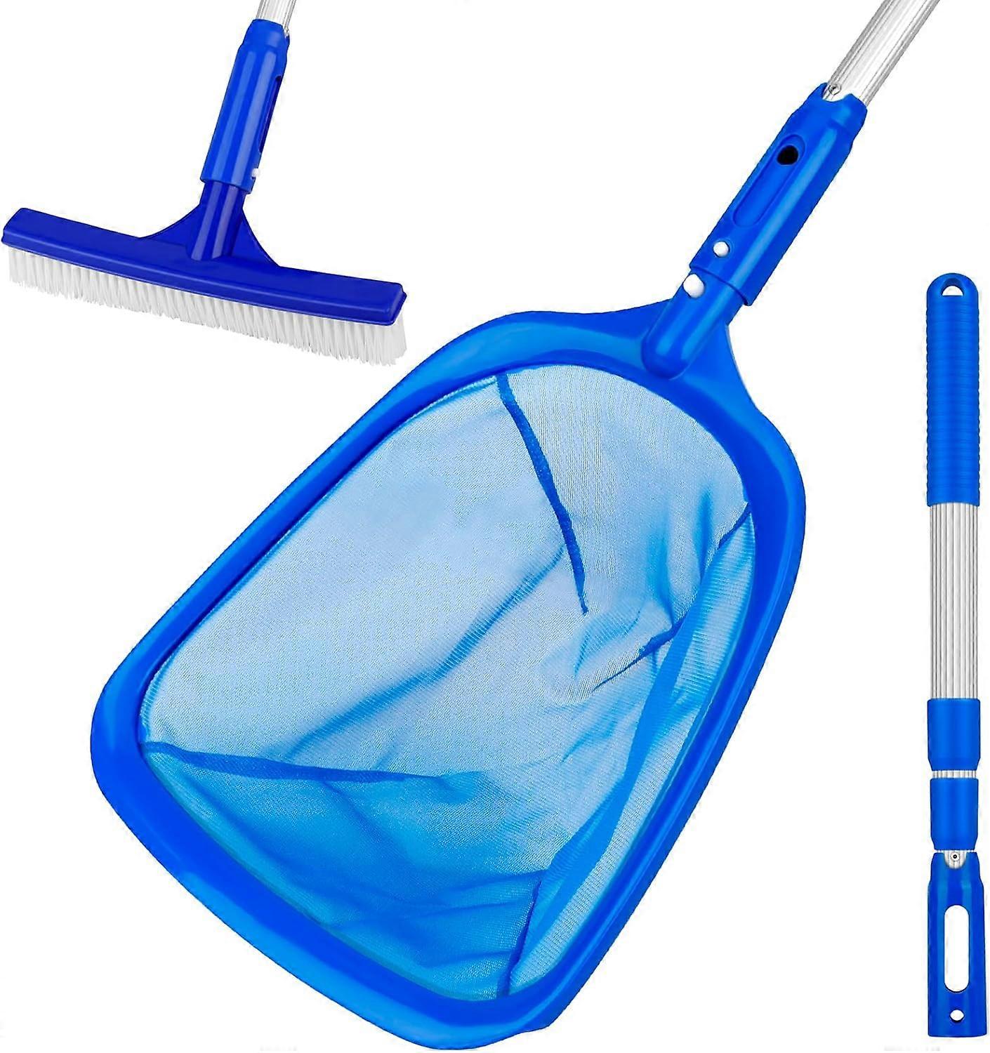 Handy Skimmer Net Kit, Better Weight Bearing Ultra Fine Mesh For Quick And Efficient Debris Removal In Ponds, Hot Tubs, And Spas, Equipped With An