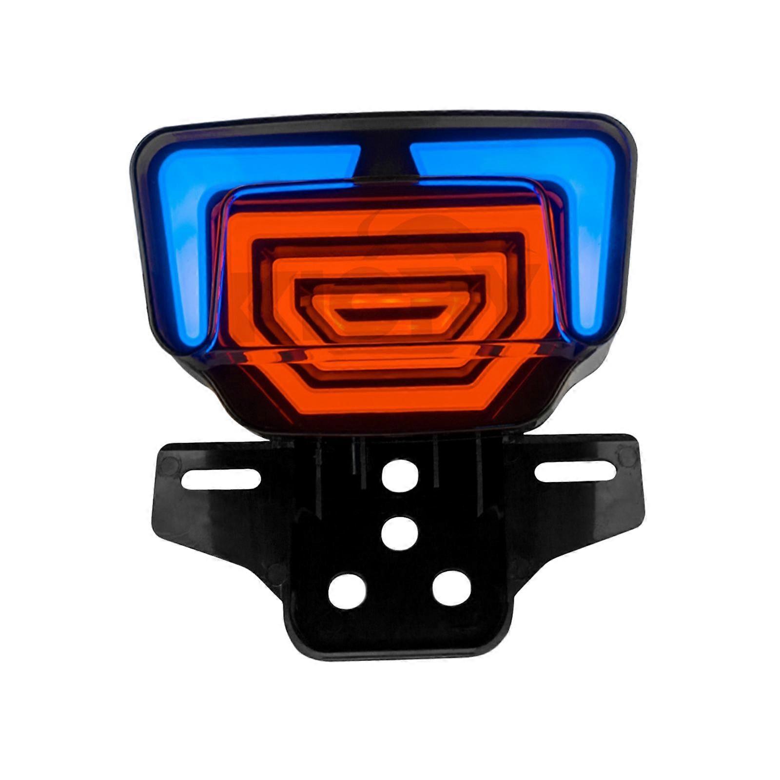 Motorcycle LED Taillight, Brake Stop Light, Dynamic Breathing Taillight, Turn