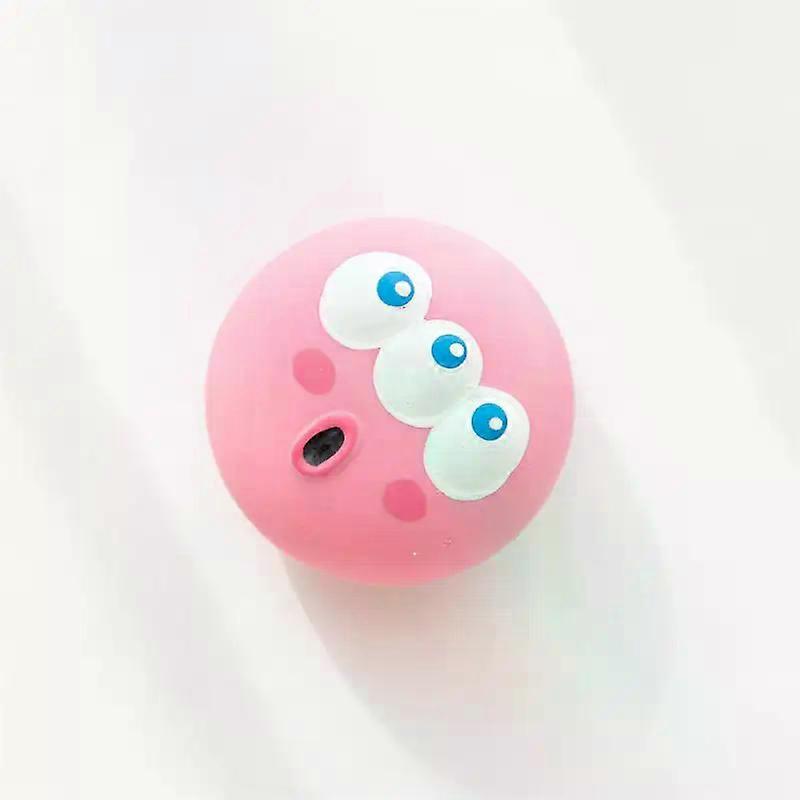 Dog Toy Ball Bright Color Chew Toys Soft Squeak Rubber Balls For Small Dogs Puppy Interactive Fetch Play Training Toys