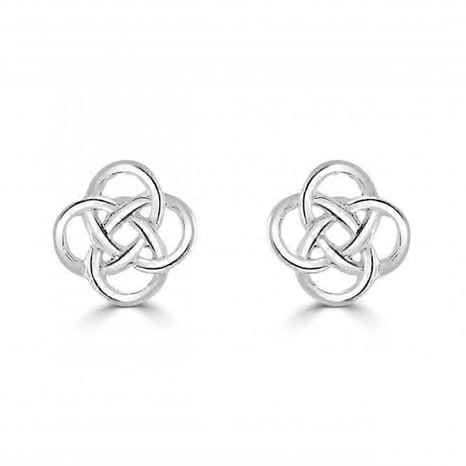 Sterling Silver Celtic Small Knot Stud Earrings 4276HP