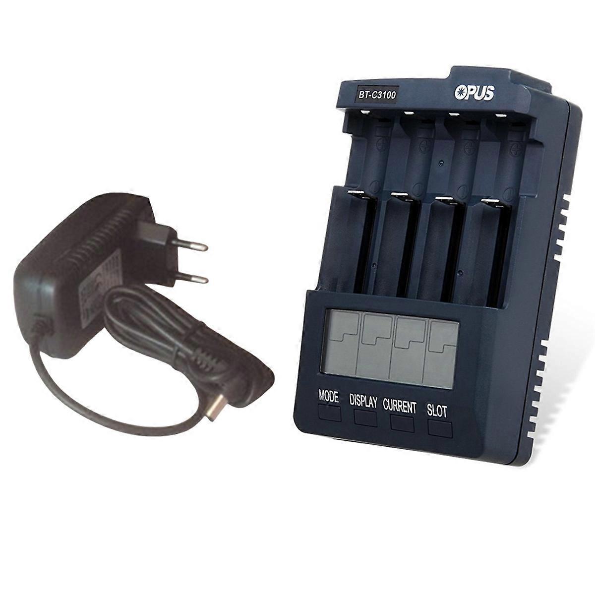 BT-C3100 4 Steckplätze Smart Universal Batterieladegerät Adapter EU STECKER