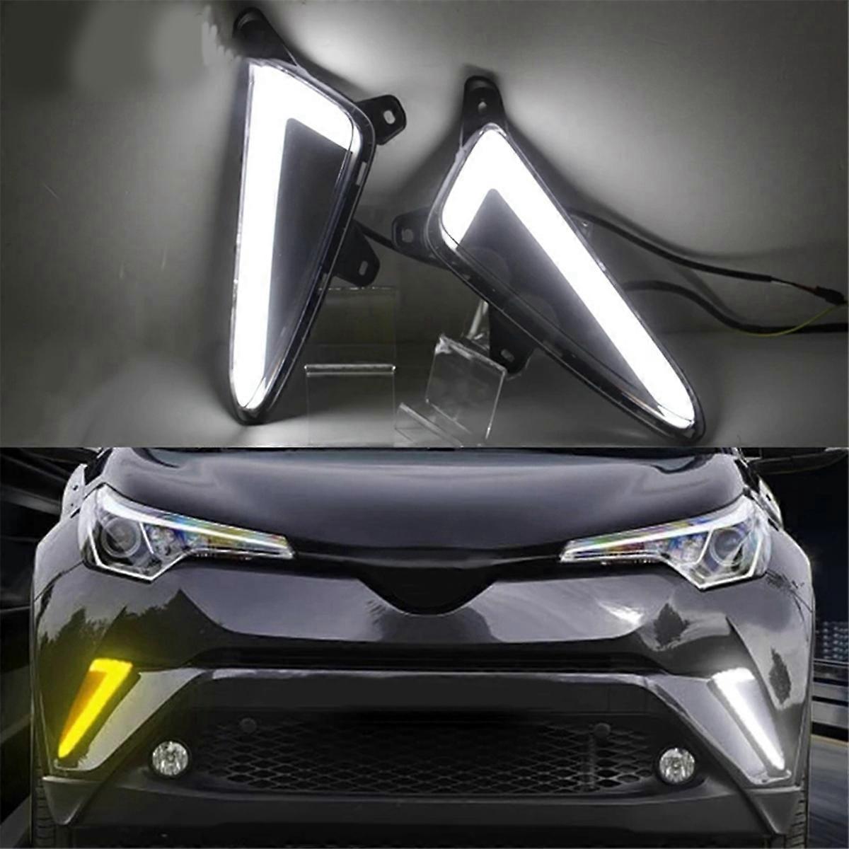 LED Daytime Running Lights Brake Light Lamp for C- XLE DRL Bumper Lights