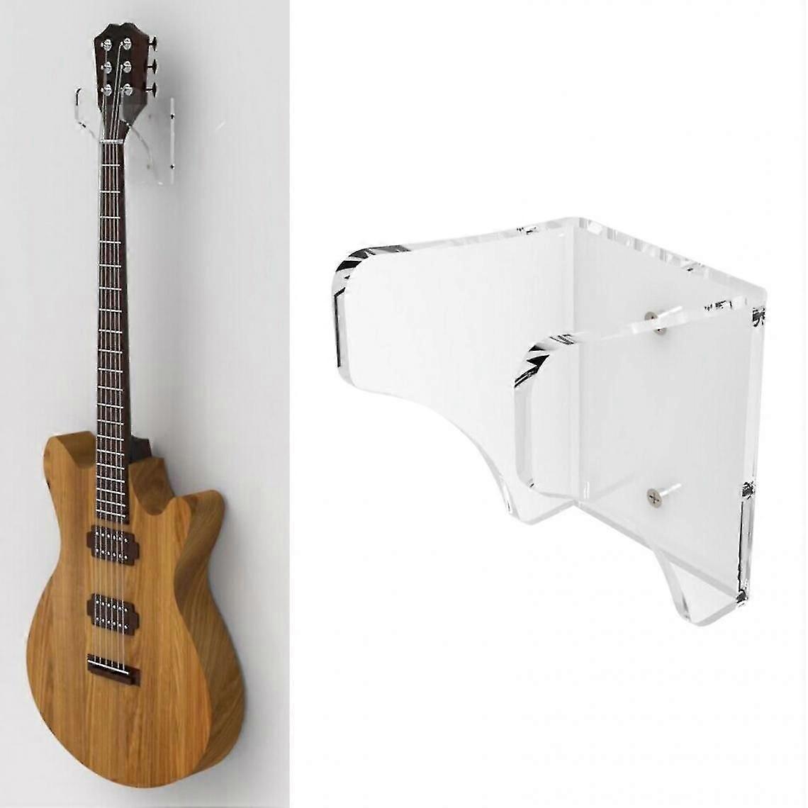 Wall Mounted Hanging Guitar Rack, Save Space Black