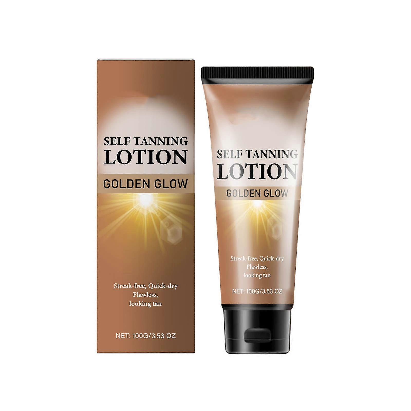 Face Tanner Rapidly Self Tanning Lotion Natural Sunless Self Tanner Moisturizing Bronzing Lotion For Face And Body 100g