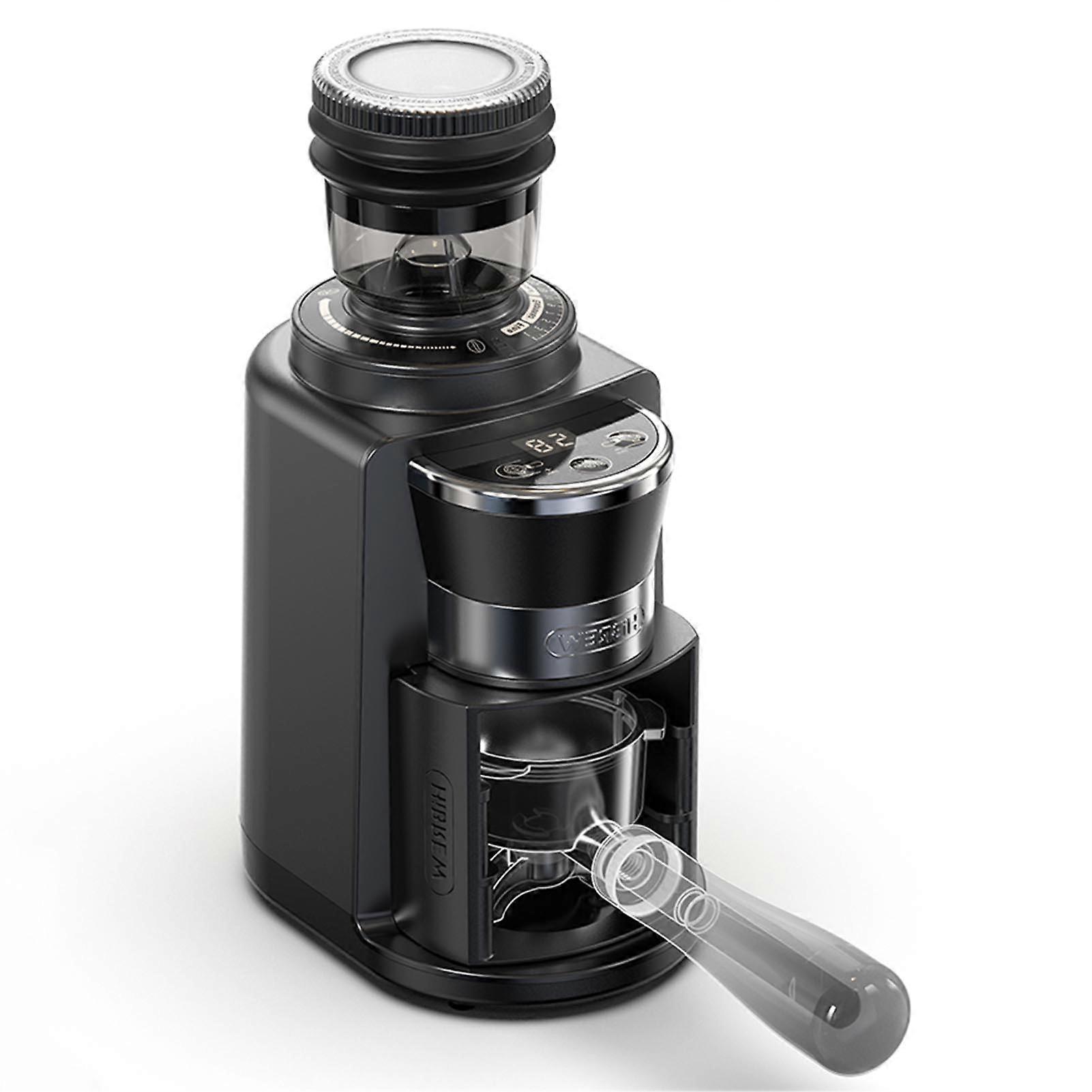 Electric Coffee Grinder with Digital Display, 31 Adjustable Levels, Memory Function for Espresso, Mocha, Turkish