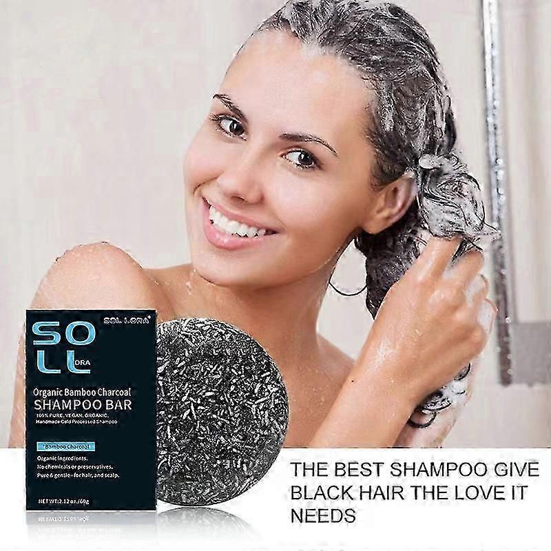 Opruiming Wit Haar Zwartmakende Zeep Natuurlijk Wit Haar Anti-Haaruitval Shampoo Zeep