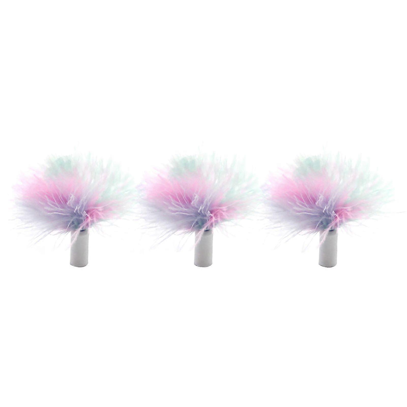 3 Packs Replacement Feather for Interactive for Cat Kitten Electronic Automatic