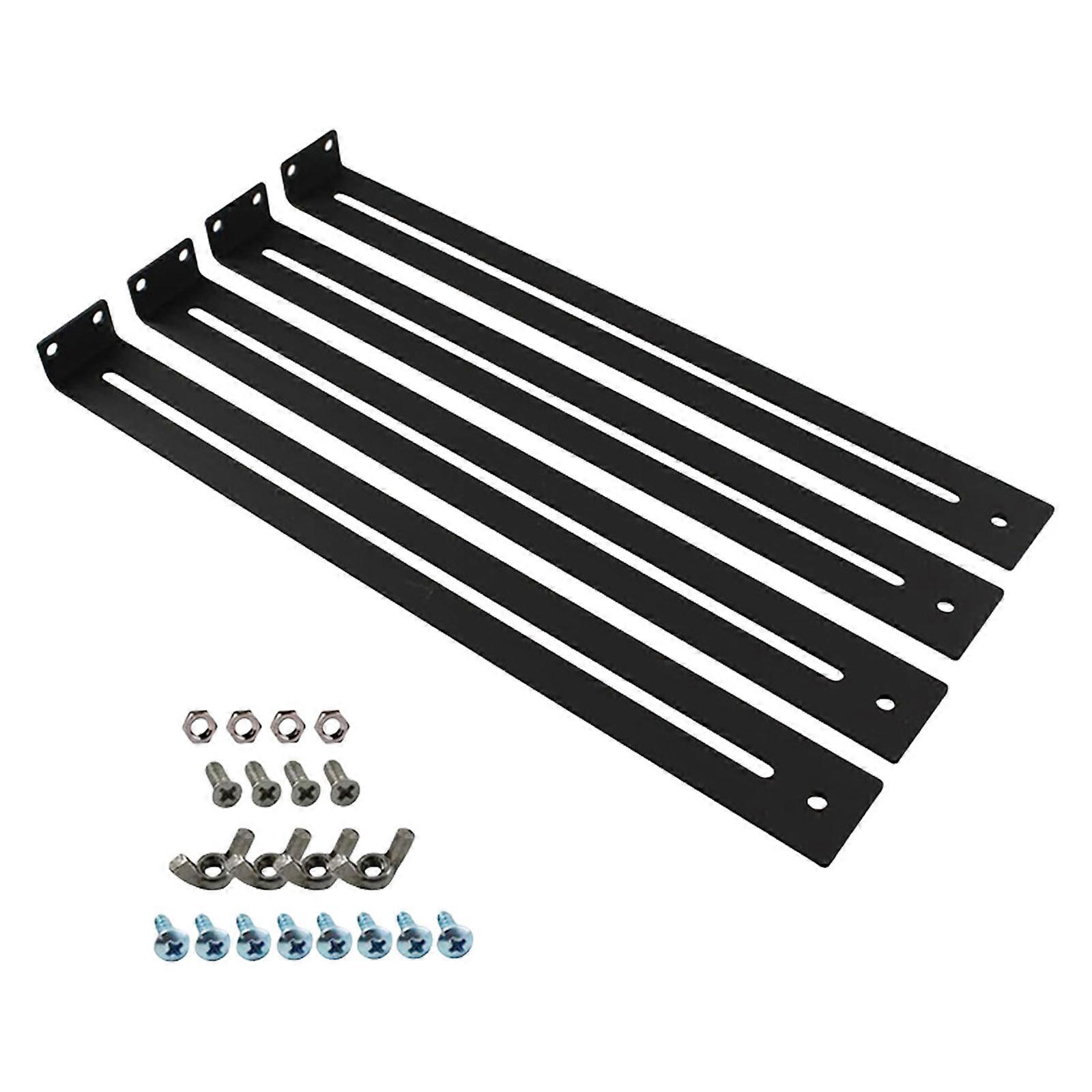 4Pcs Drawer Repair Kits Furniture Repair Accessories Bracket Support Fixed Plate Drawer Hardware for Most Drawer