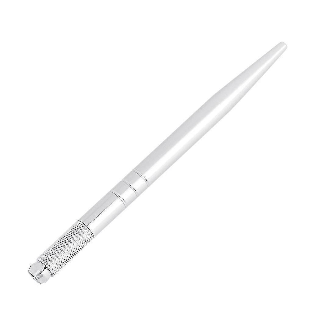 Permanent Makeup Manual Eyebrow Tattoo Pen Pencil Microblading Tool Silver
