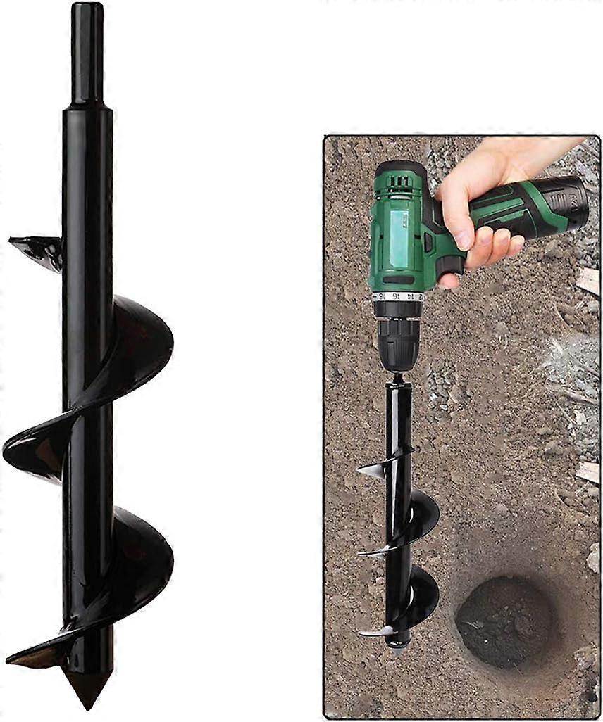 Garden Auger, Spiral Drill Bit, Planting Tool