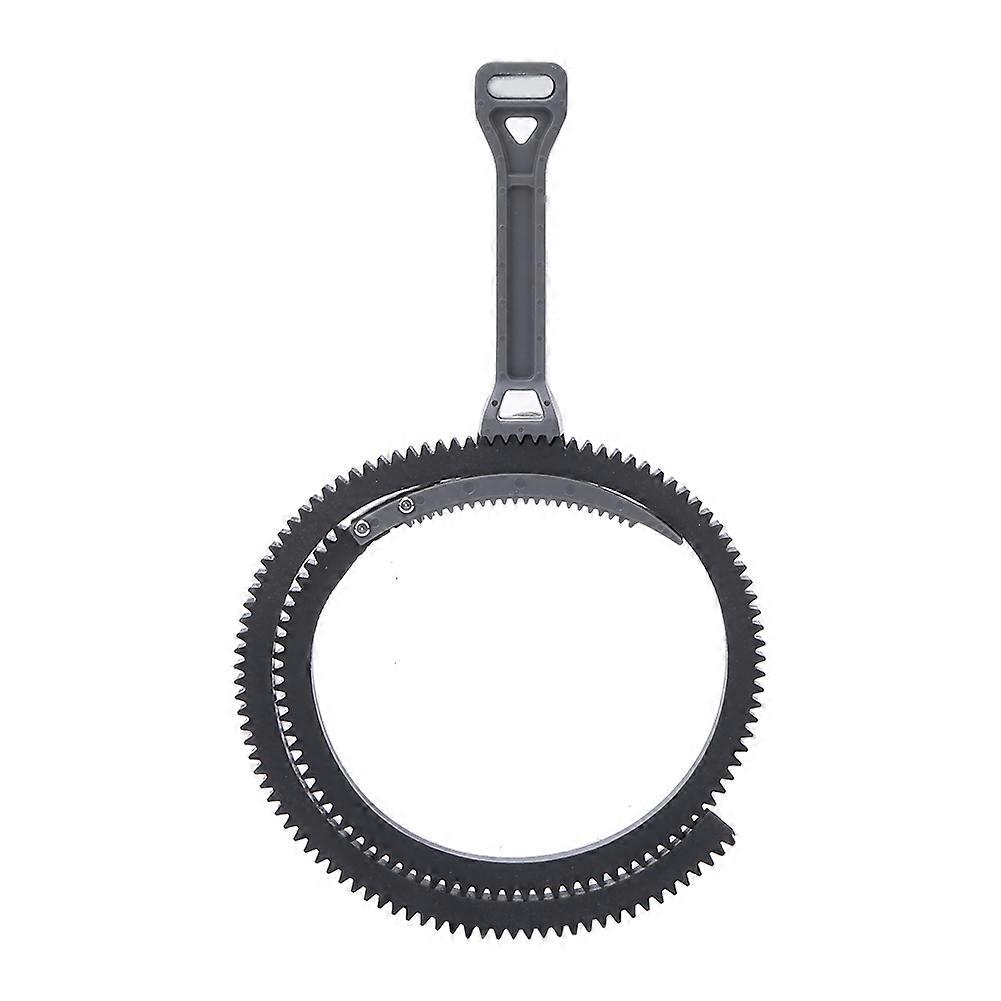 Durable Adjustable Plastic Focus Lever with Gear Ring for DSLR Camera (Grey)