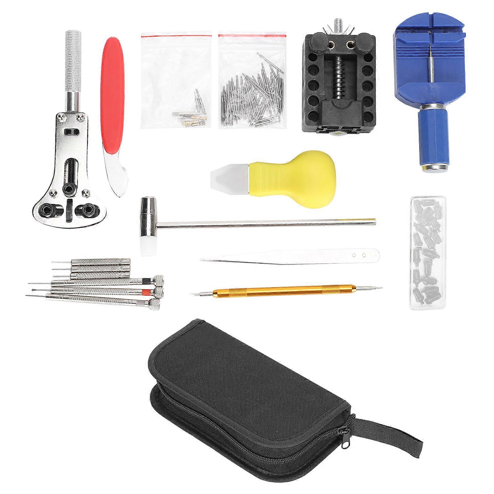 Professional Watch Repair Tool Kit, Watch Back Case Opener, Battery Change Tool Kit