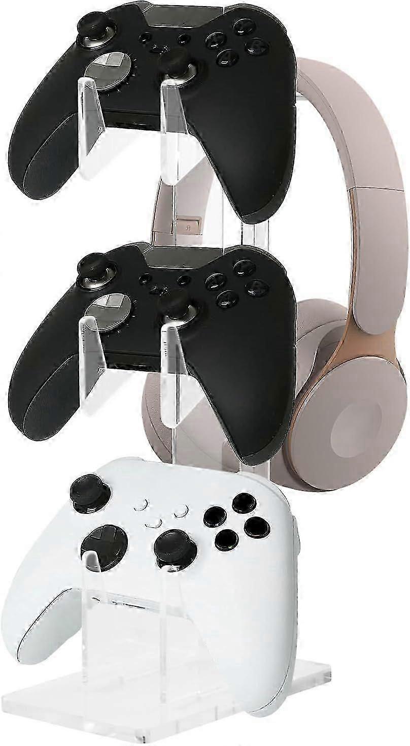 Game Controller Stand, Game Handle Stand, Headphone Hanger, Universal Game Controller Stand, Removable Storage Rack, 3 Layers
