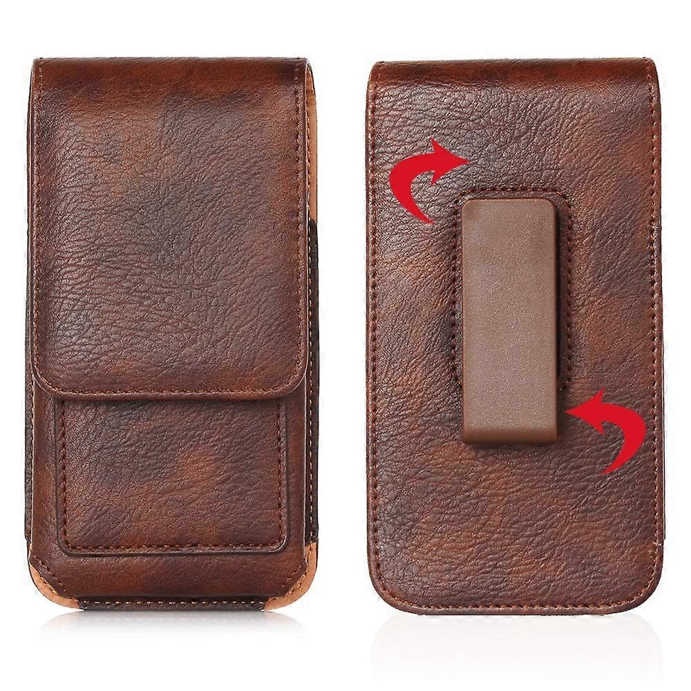 Cell Phone Holster 4.7 Inch Universal Pouch with Card Slot and Rotating Belt Clip for Easy Access