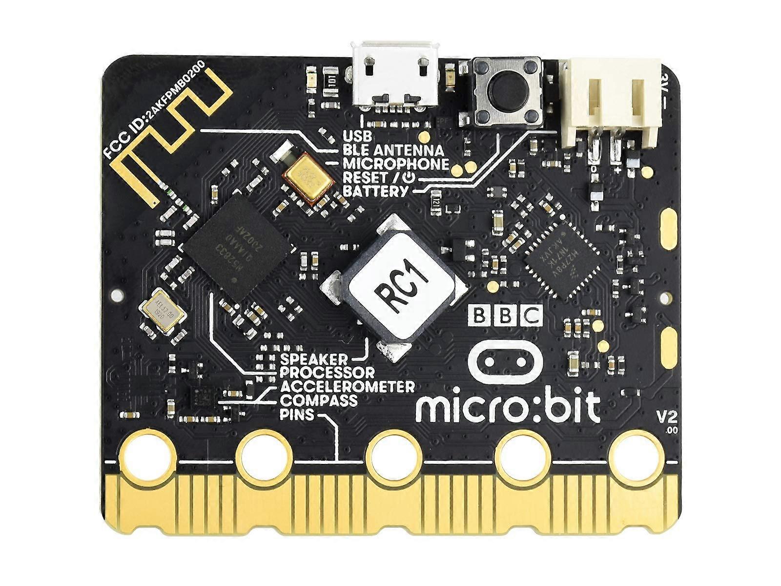 BBC Micro:bit V2 Upgraded Processor Builtin Speaker and Microphone with Touch Sensitive Logo