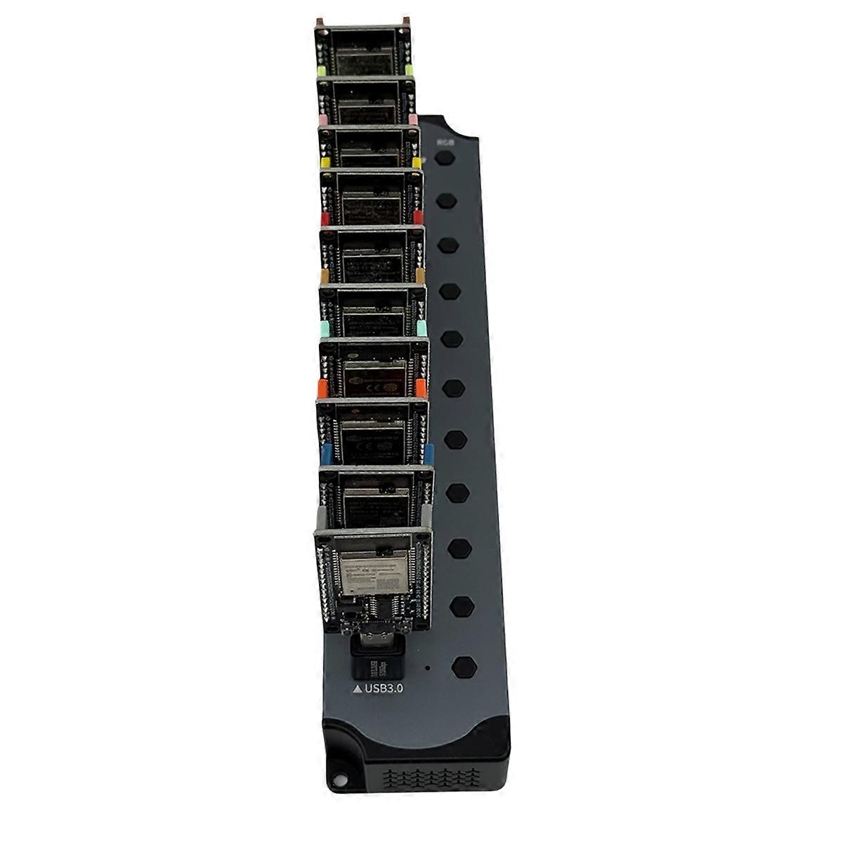 NerdMiner Hub 3700KH/S Solo Lottery Miner 10X370KH/S Miner Combo Kit Bitcoin BTC Miner Asic Crypto M