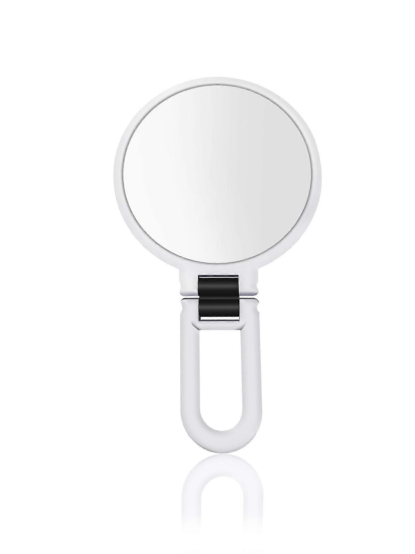 15x Magnifying Handheld Mirror, Double Sided Pedestal Magnificationwhite