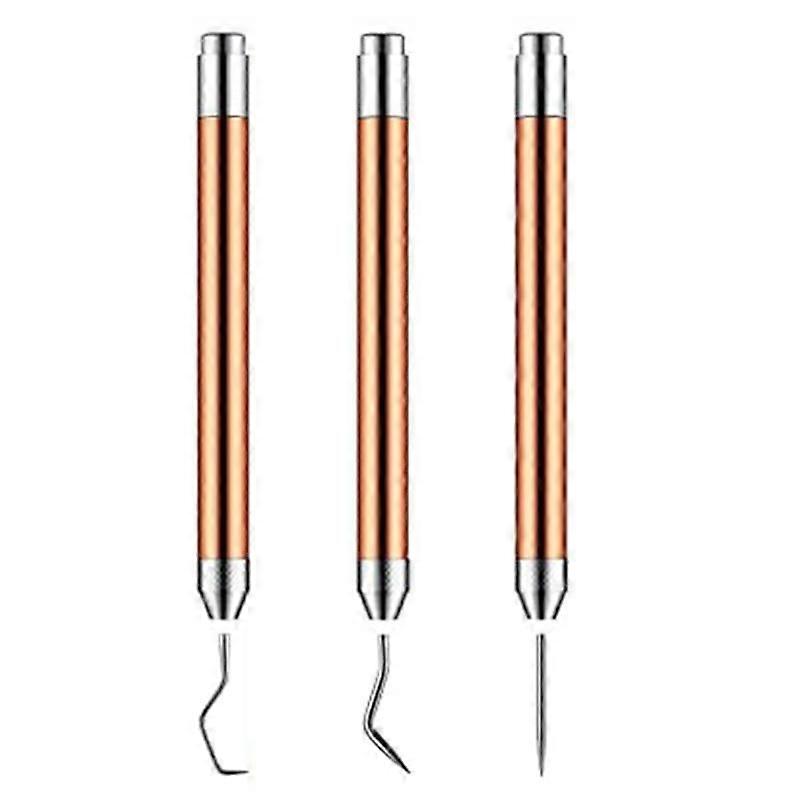 3 Pcs Weeding Tools for Vinyl with LED Light Set Pin Pen Weeding Tool Weeding Pen Craft Tweezers Pin Tools
