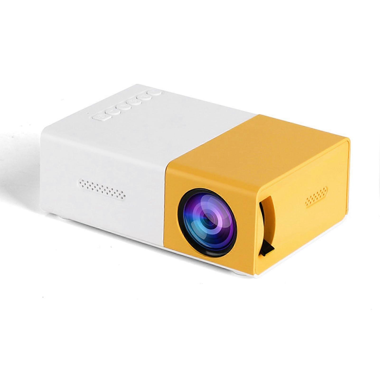 Mini Projector - Portable 24-60 Inch HD Projection, US Plug 100-240V, Compact Design for Home Use
