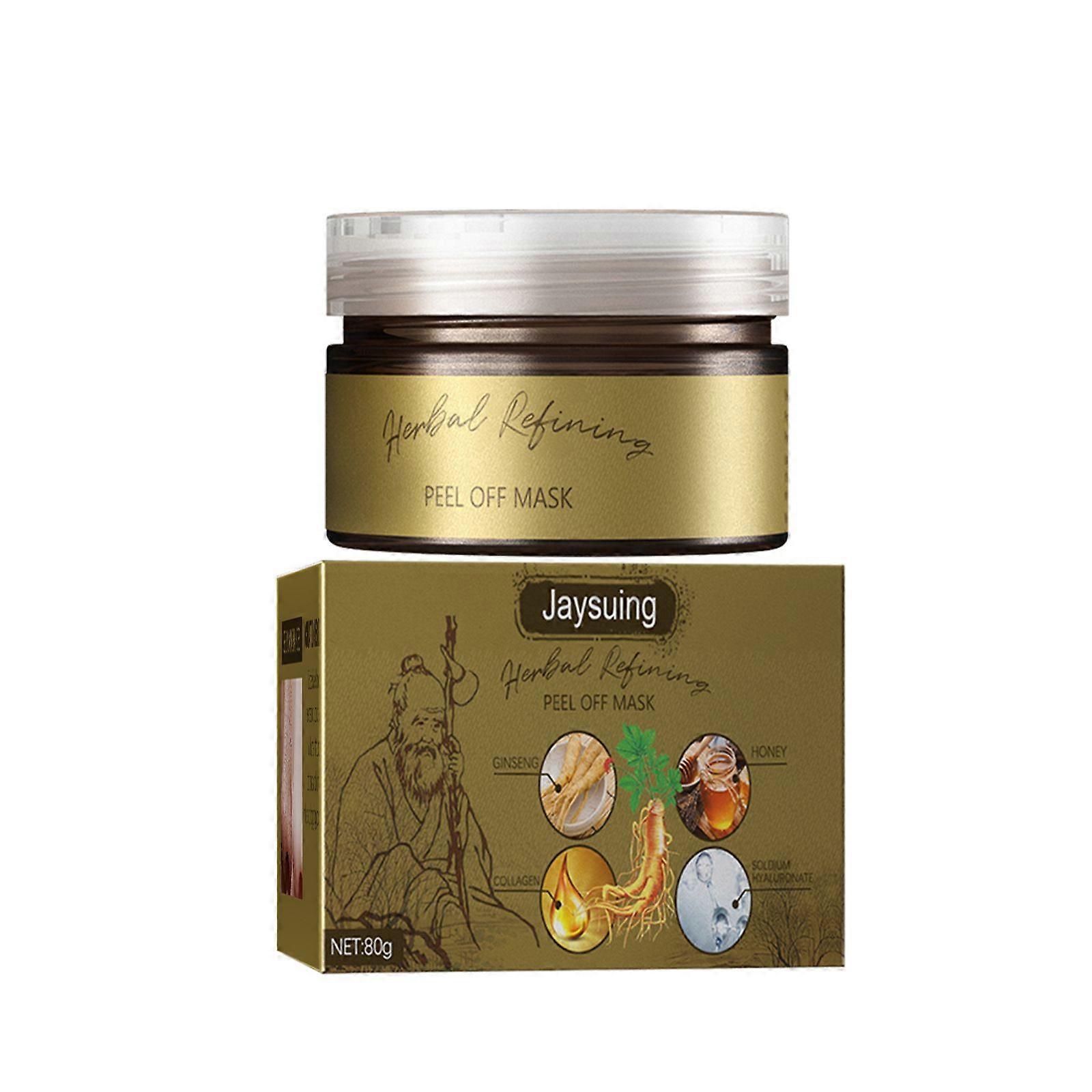 80g Herbal Peel-Off Mask Ginseng & Honey Blend for Skin Clarity