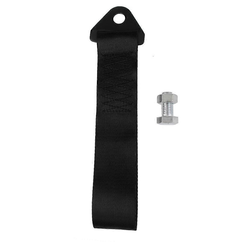 UNIVERSAL HIGH STRENGTH TOW STRAP SET FOR FRONT/REAR BUMPER HOOK RED