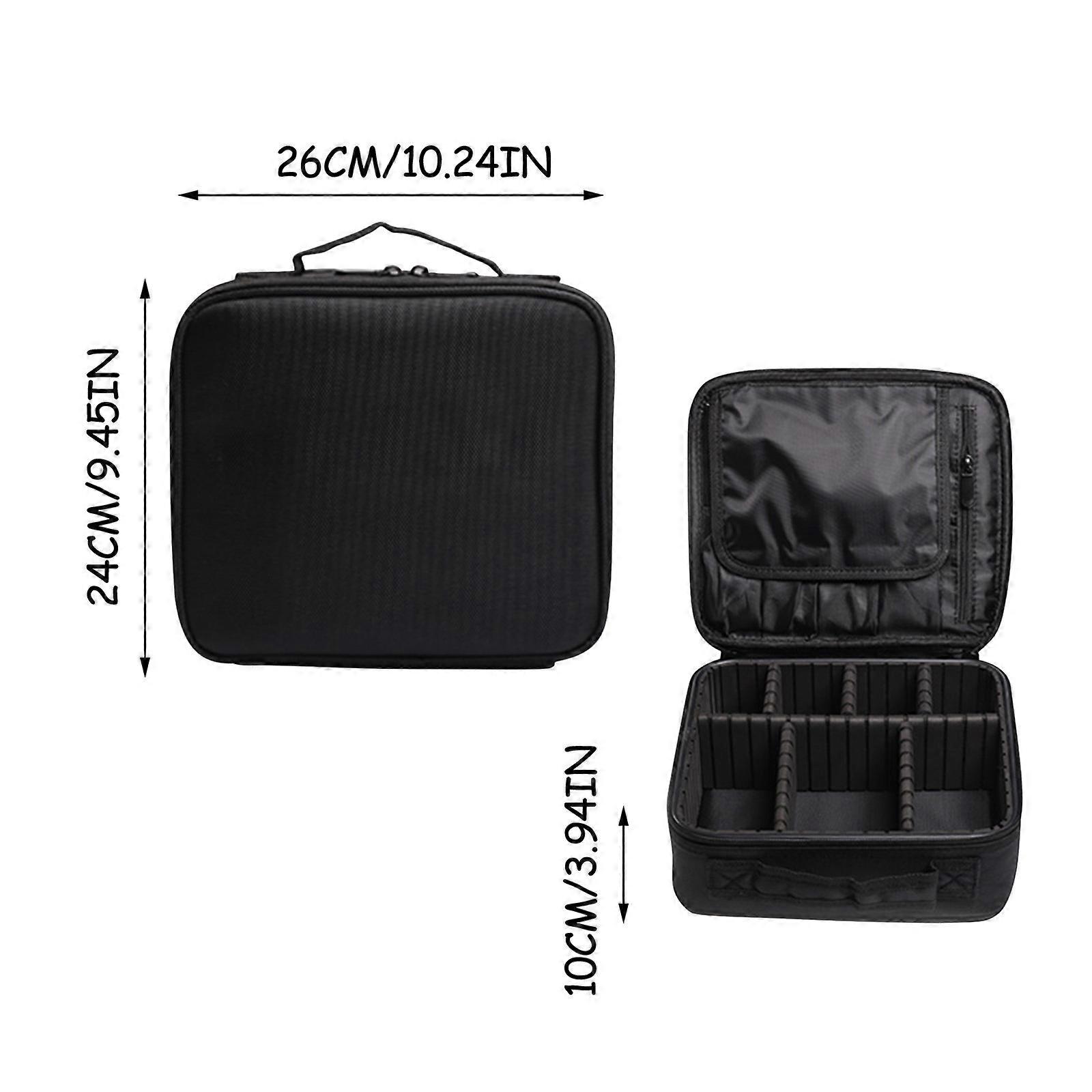 Travel Storage Partition Cosmetic Bag Multifunctional Portable Portable Cosmetic Case Custom Small Double Layer Toiletry Bag PU735