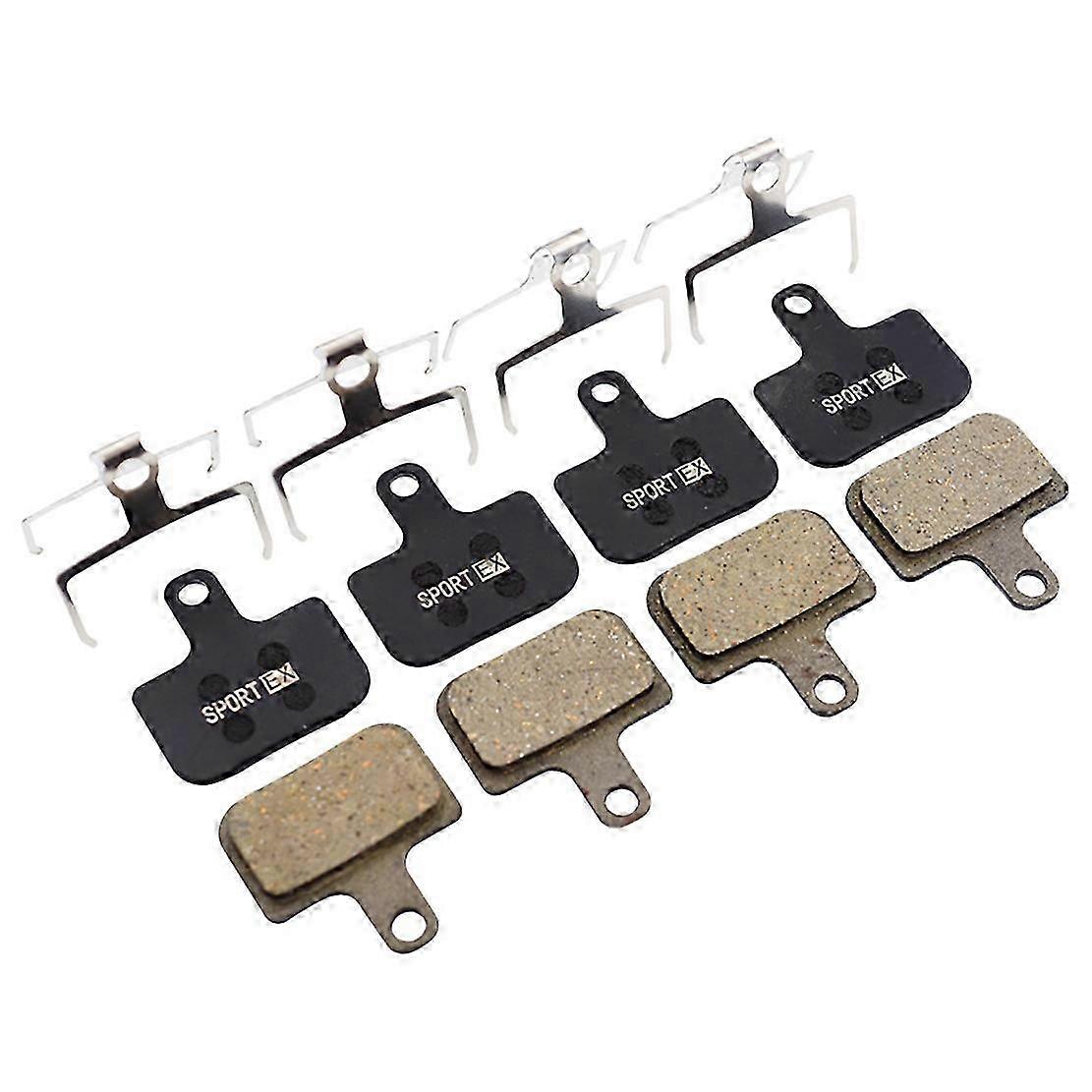 4 Pairs Sport , Bicycle Disc Brake Pads Compatible with AVID DB , SRAM LEVEL TL &amp; T, Red Compati