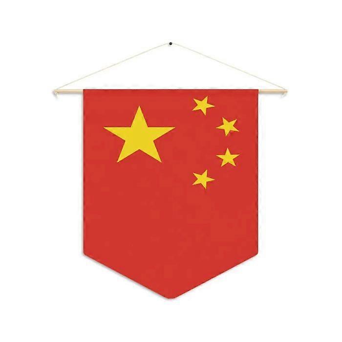 Flag - China - 30 x 45 cm - Polyester - Double-sided printing - Accessories included