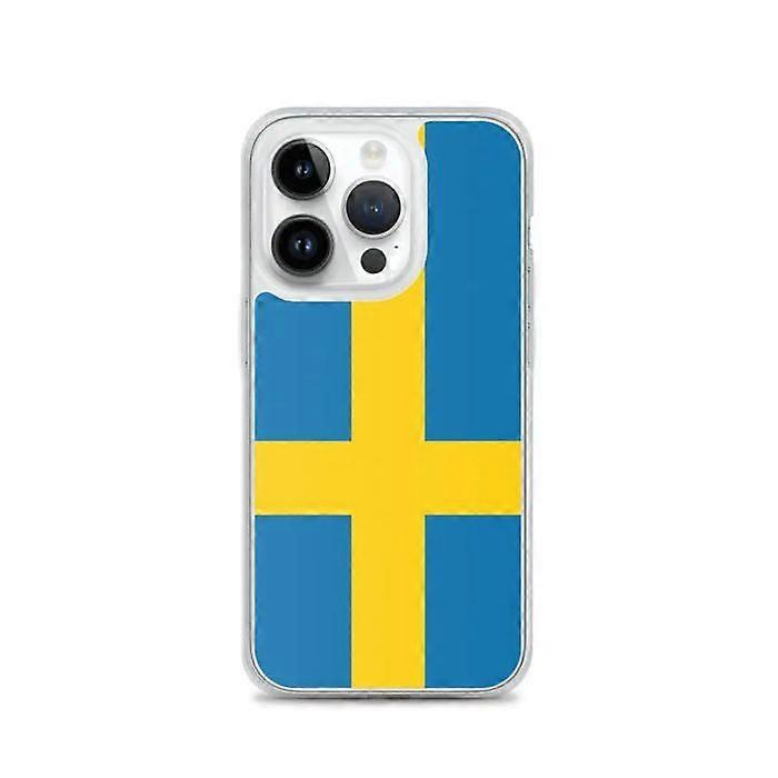 iPhone Case - Sweden Flag - iPhone 14 Pro - Flexible - Multicolored - Vertical