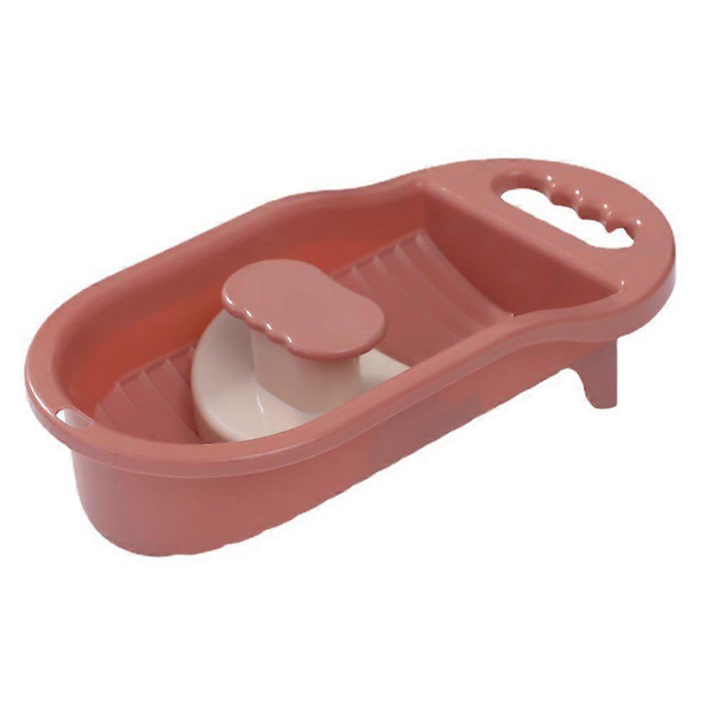 1pc  Hand-washed Washboard Unique Handle Washboard Clothes Washing Tool