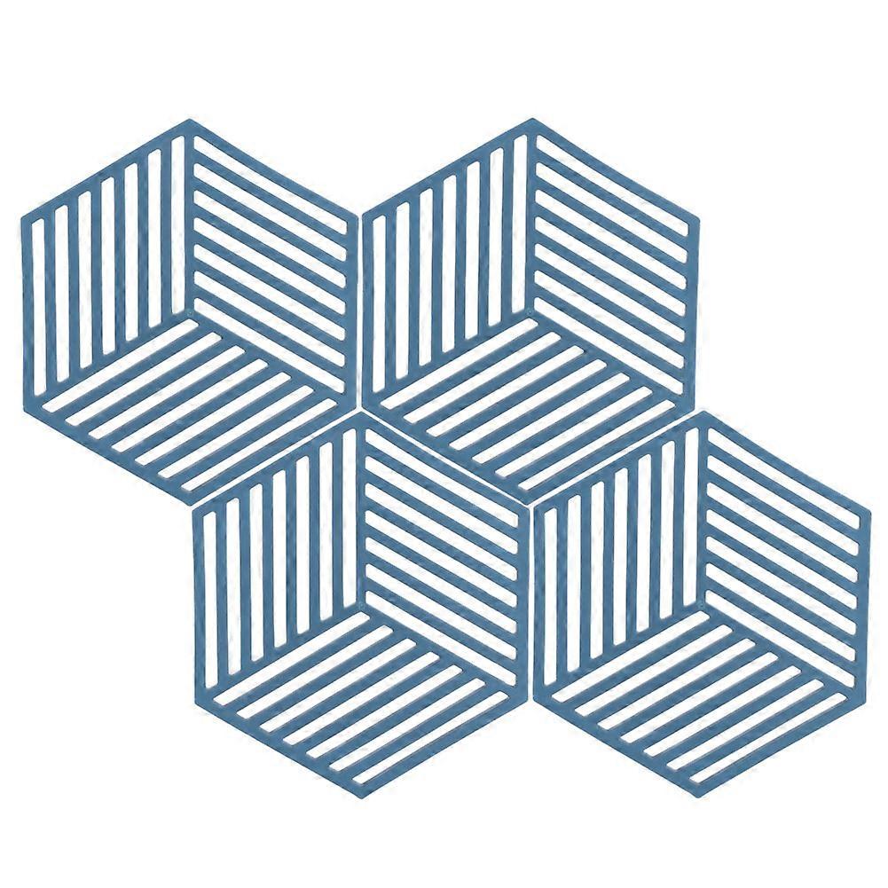 4Pcs Dining Table Heat Insulated Mat Coaster Tableware Cup Pad Placemat Kitchen Tools