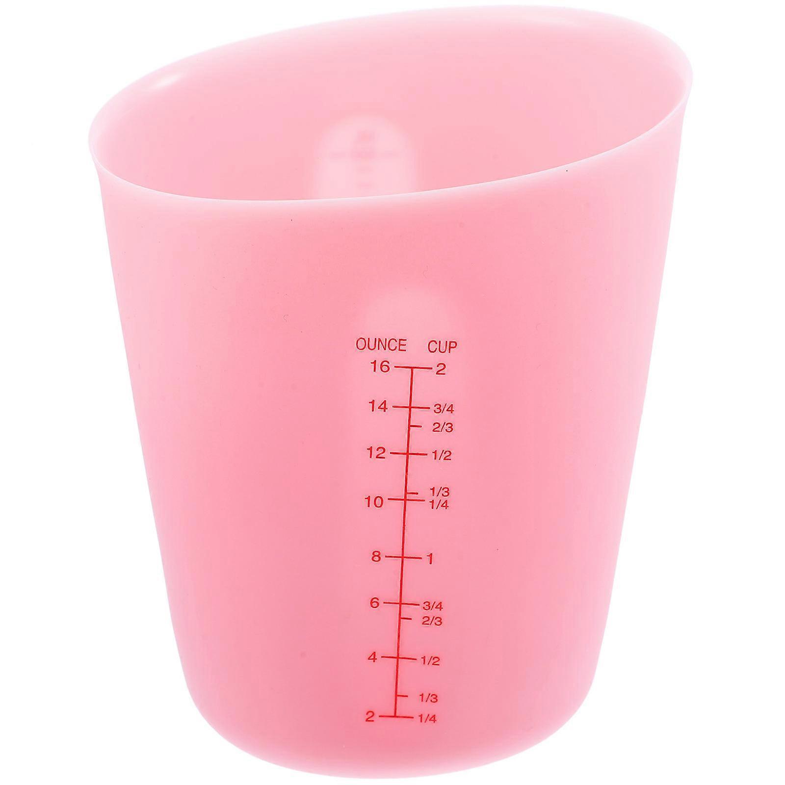 Optimized Title: Multi Functional Silicone Measuring Cup with Scale, Lightweight Baking Cup for Cooking, Easy to Clean, Ideal for Home, Café and