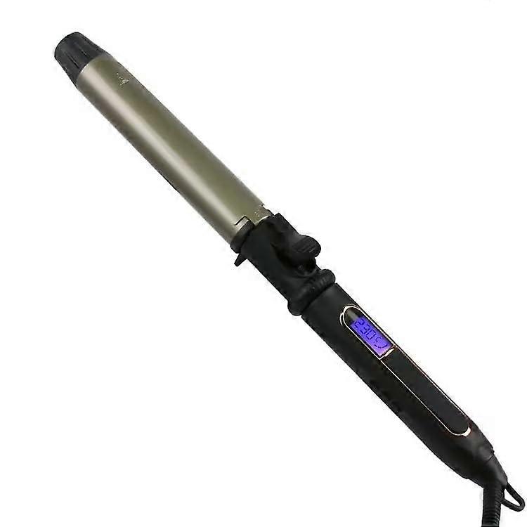 Professional Hair Curling Iron with LCD Display, 360° Swivel Clamp, Temperature Control 170450°F 32MM