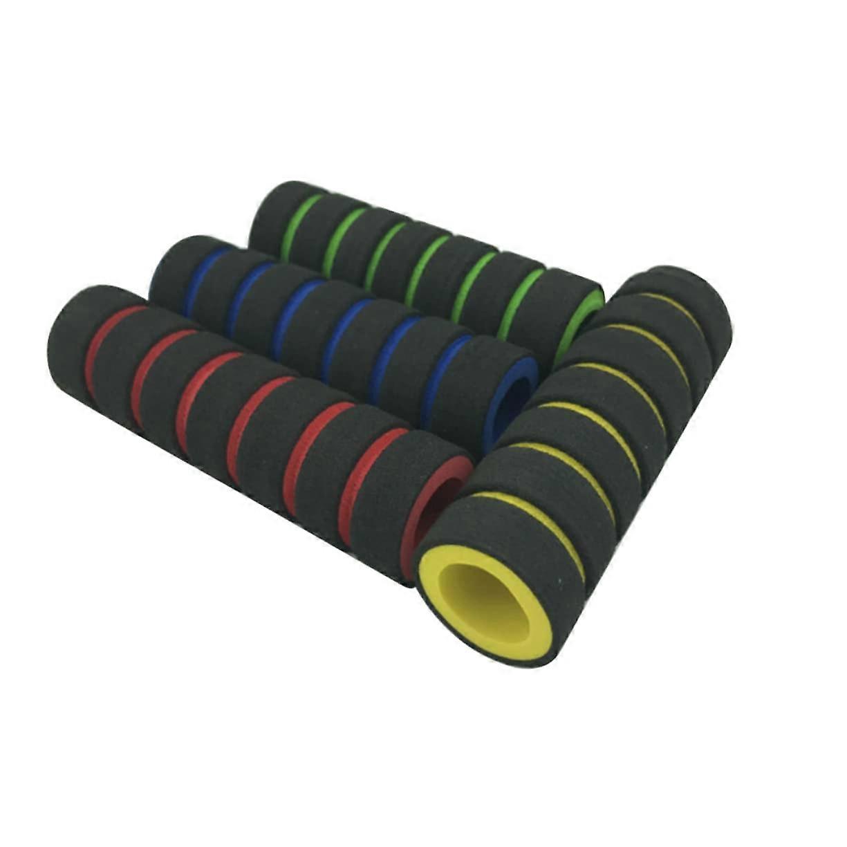 2 Pieces Non-Slip Handlebar Grips for Bicycles and Motorcycles, Durable Grip Covers Compatible with Various Bike Types