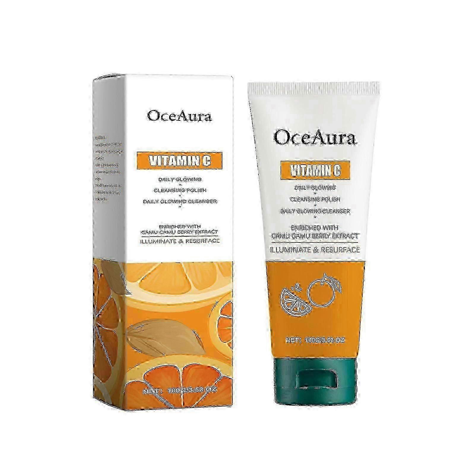 Vitamin C Cleanser Brightening Complexion Cleansing Face Gentle Hydrating Nourishing Cleanser
