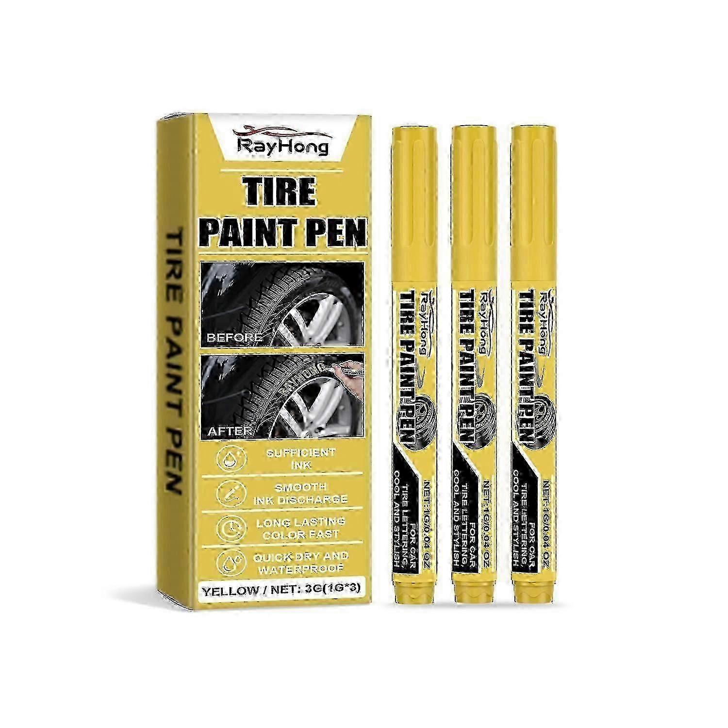 Rayhong Autoreifen Farbe Stift Auto Reifen Kunst Malerei wasserdicht langlebig Öl Stift