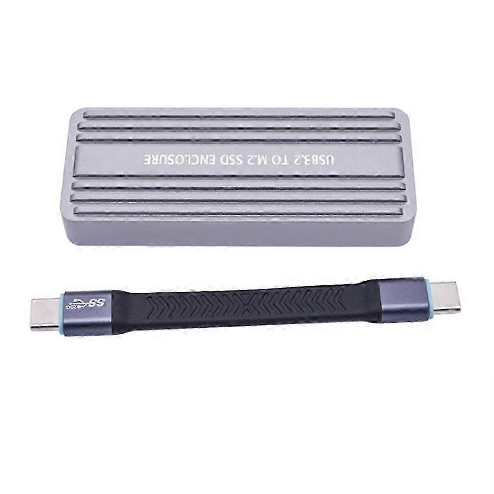 M.2 NVMe NGFF SSD Enclosure USB 3.2 GEN 2 to M.2 SSD 20Gbps Solid State Drive M.2 Case Box for 2230