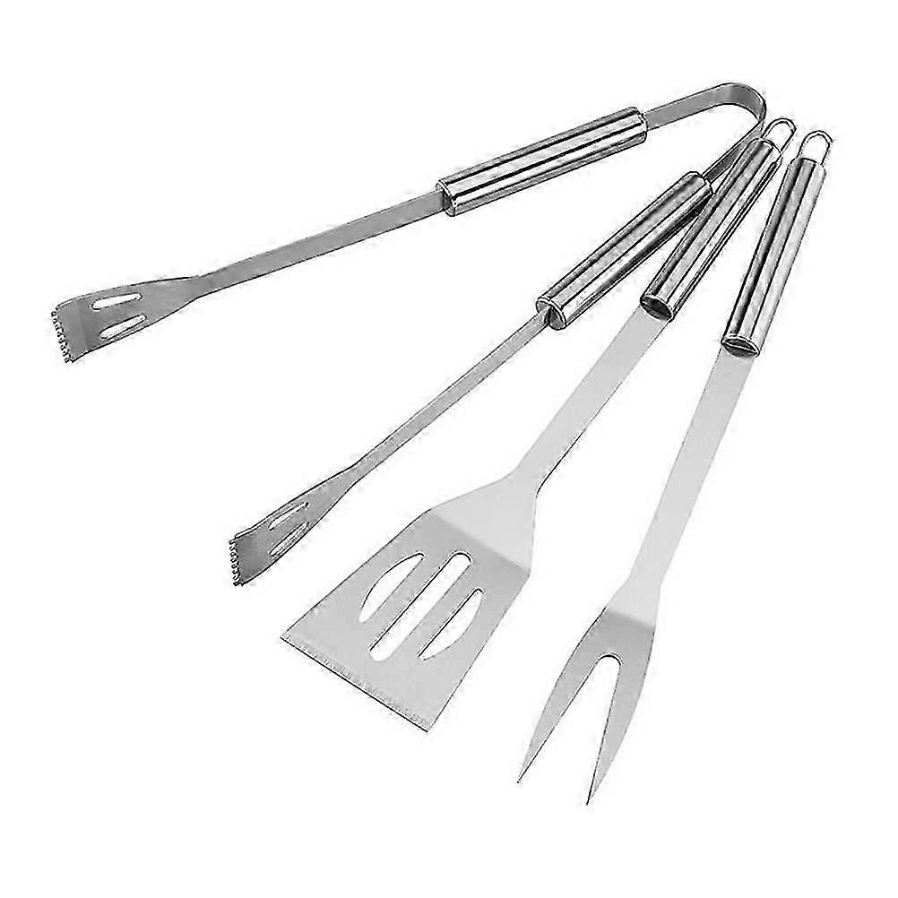 3-Piece Stainless Steel BBQ Tool Set