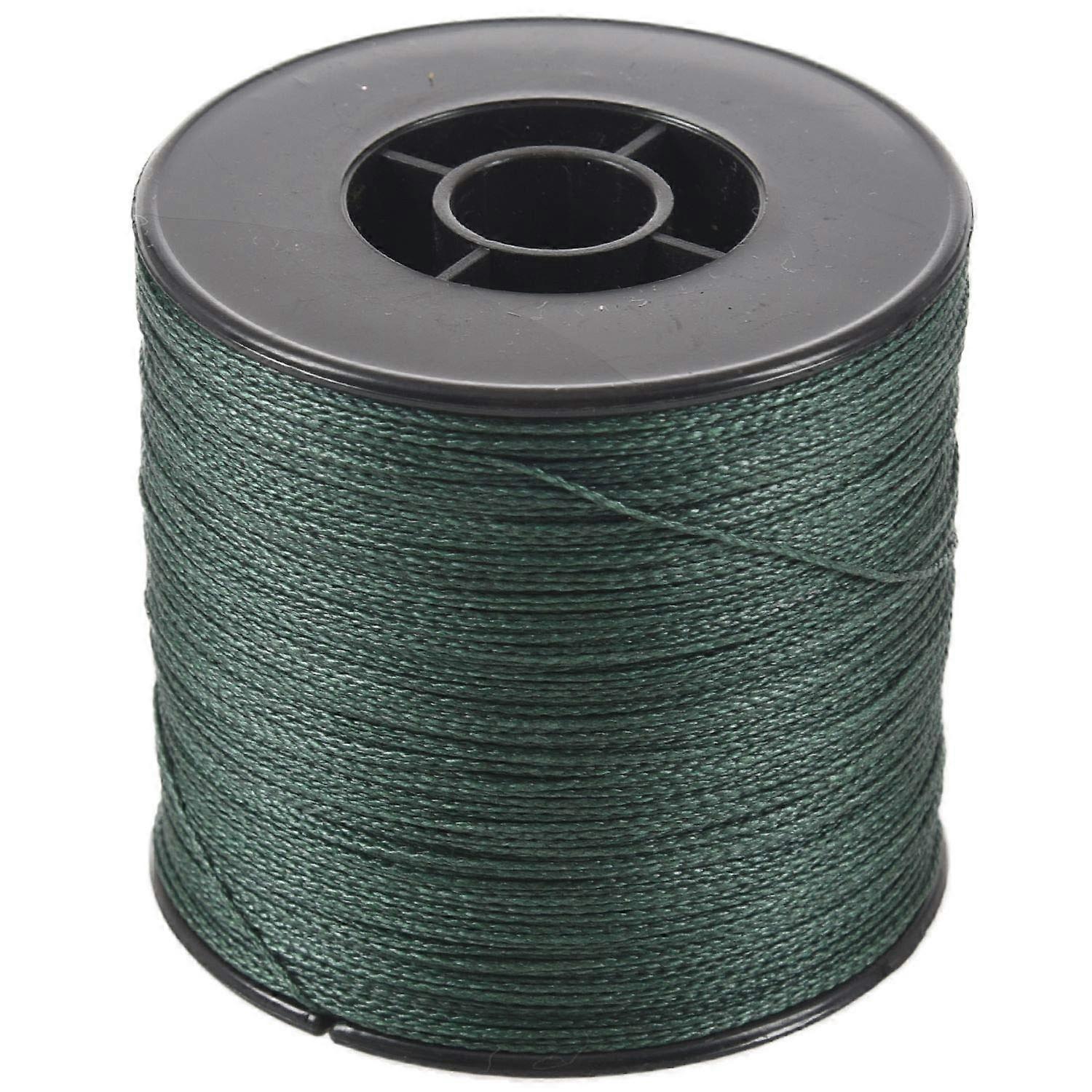 Braided Fishing Line 500M Length 100LB Test 0.5mm Diameter PE FourStrand Dark Green