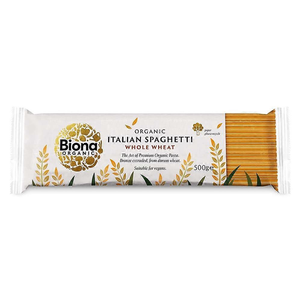 Biona Organic Wholewheat Spaghetti Pasta 500g