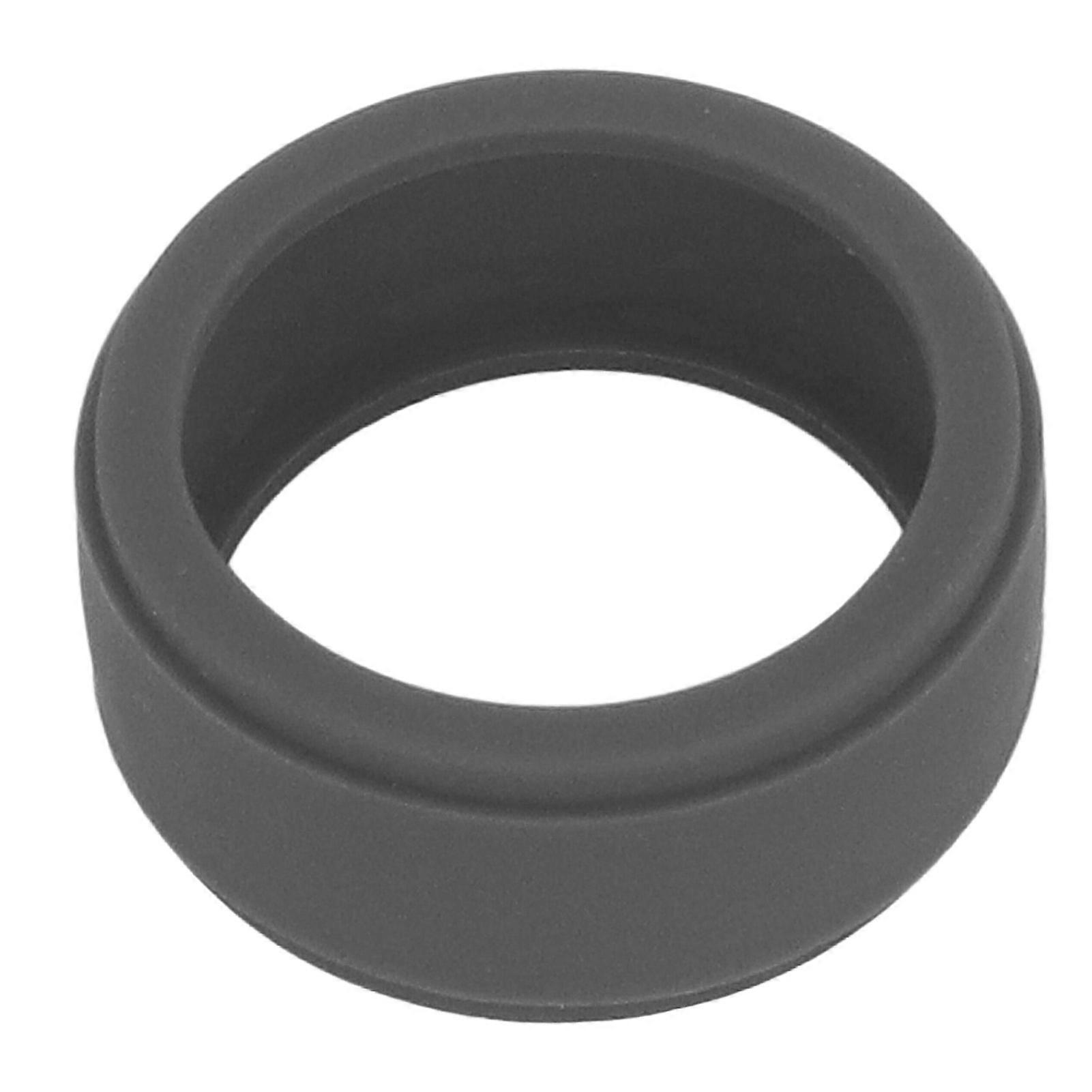 Dark Gray Silicone Smart Ring Protector - Scratch Proof, Skin Friendly, Sizes 6-10