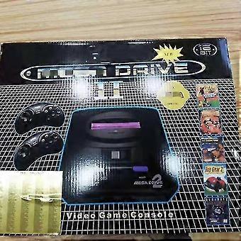 2025 Exquisite 16-bit Sega Md Second Generation Built-in Game 368 In 1 Dual-handle Tv Game Console Red And White Machine-YKY416