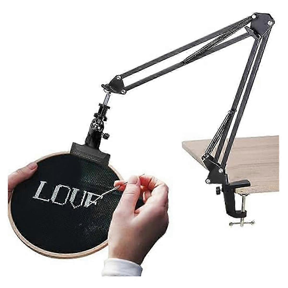 Embroidery Stand, Adjustable Embroidery Hoop Stand, Stitchhoop Stand, Suitable for All Sizes of Emb