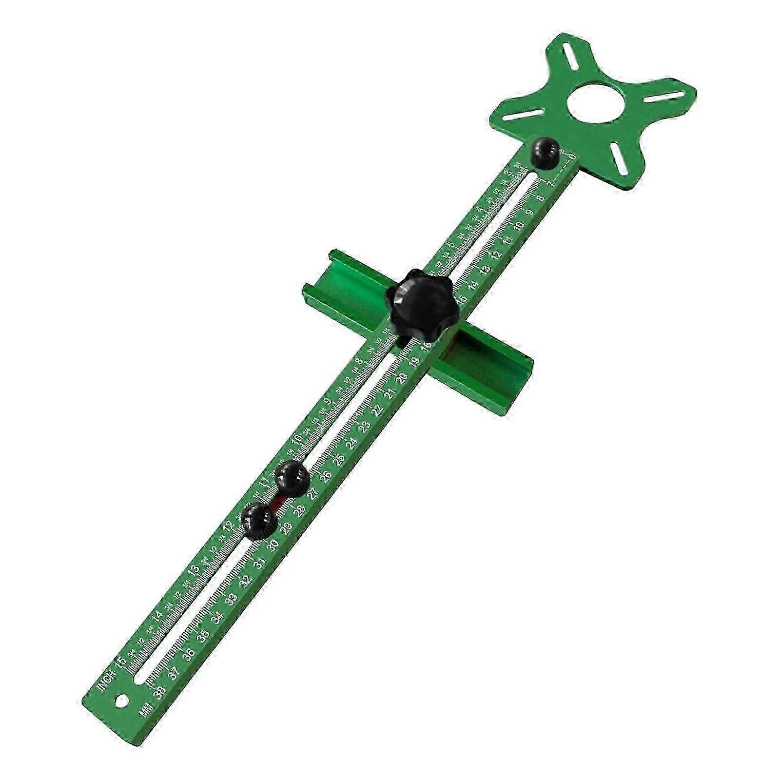 2025 Adjustable Router Circle Cutting Jig for Milling Groove Bracket, 44cm/17.32" Professional Woodworking Guide Tool