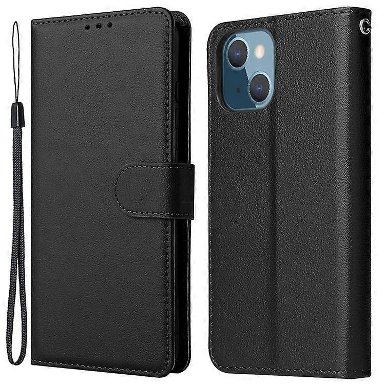 Compatible For iPhone 13 Case Shockproof PU Leather Wallet Phone Cover
