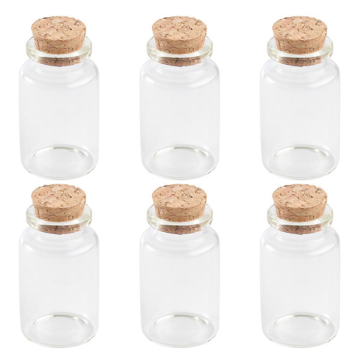 It sounds like you're referring to a product listing or description for **glass spice jars with cork lids**. Here's a polished and professional