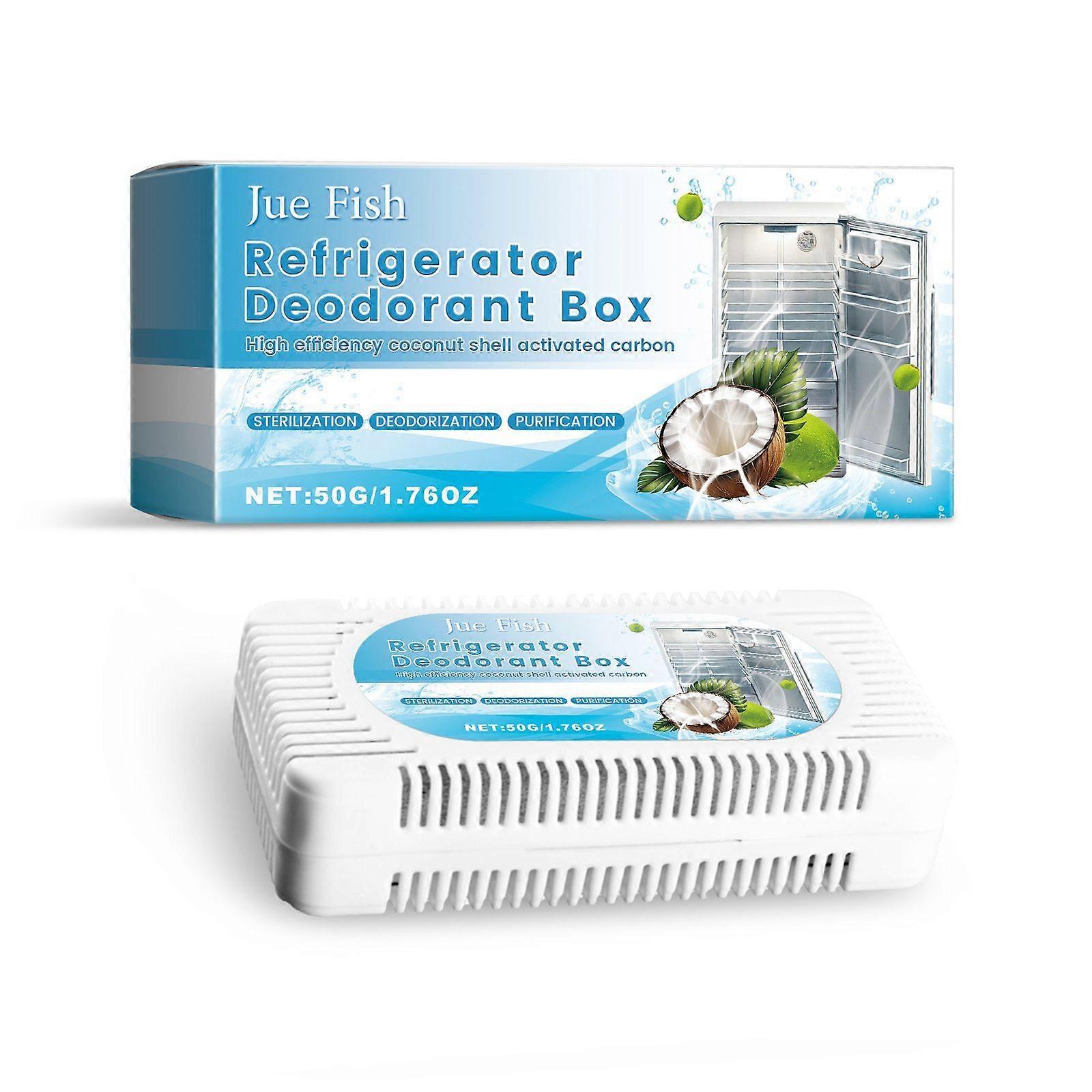Freezer Freshness Box with Odor Absorption to Maintain Clean Air in Refrigerator Compartments
