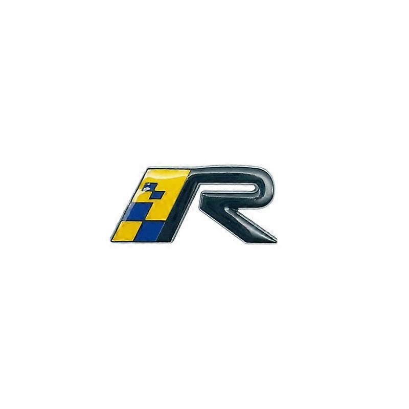 Car 3D Metal R Swedish Flag/R Design/Prancing Moose/AWD Emblem Badge Sticker For S60 S80 S90 XC60 XC90 V40 V50 V60 Decor