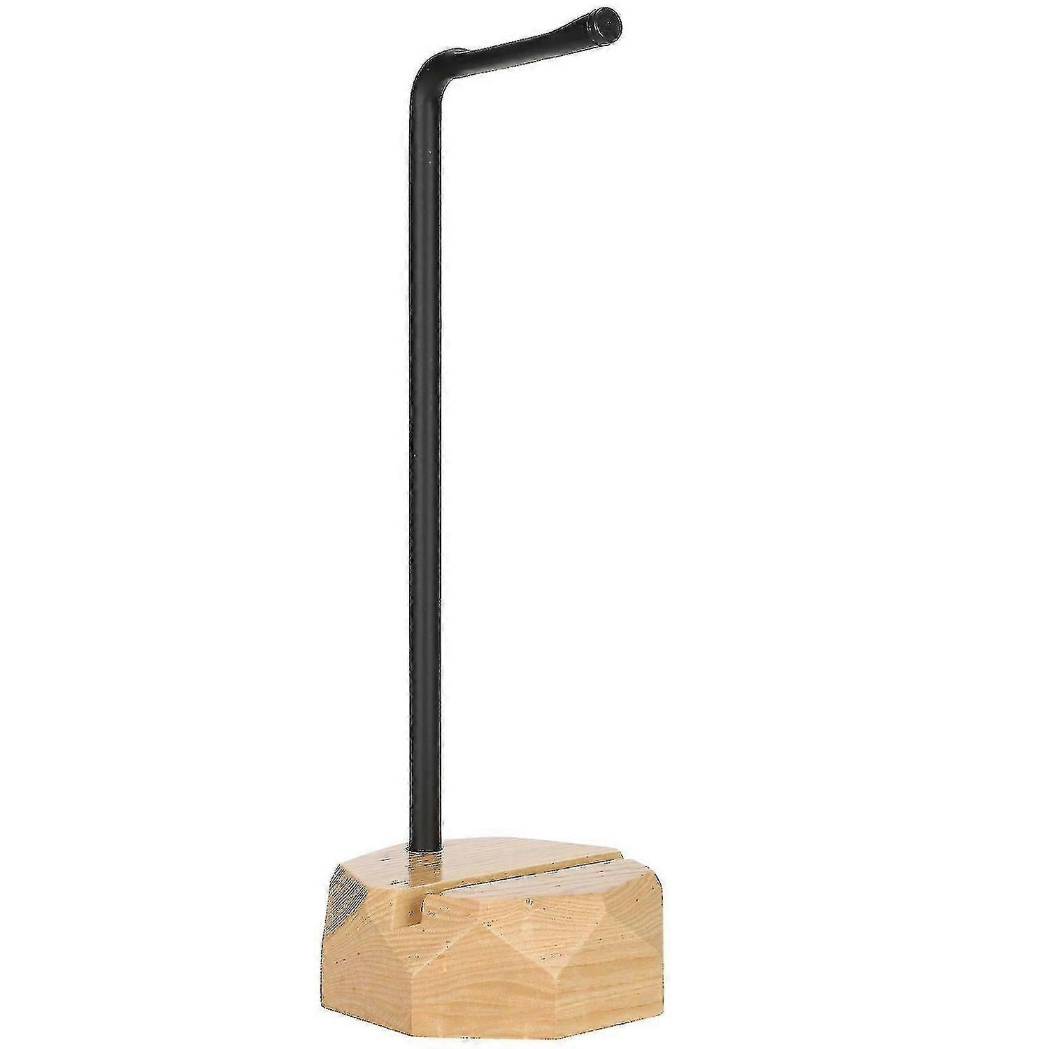 Headphone Holder Solid Wooden Headset Stand Rack Desktop Earphone Hanger Supplies